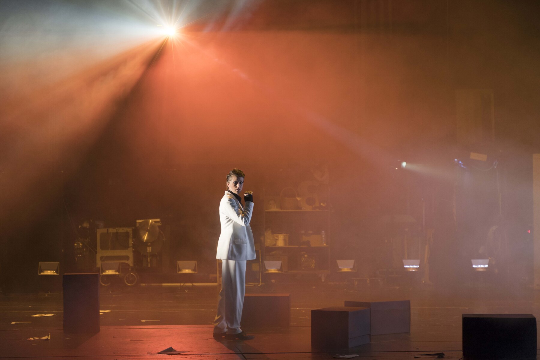 Der Prozess, Theater und Orchester Heidelberg – Bühne: Benjamin Schönecker